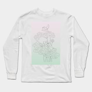 Relaxing Lotus 3 Long Sleeve T-Shirt